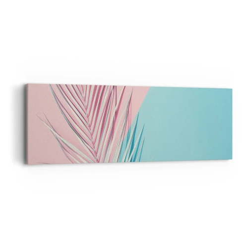 Quadro em tela - Impressão tropical - 90x30 cm