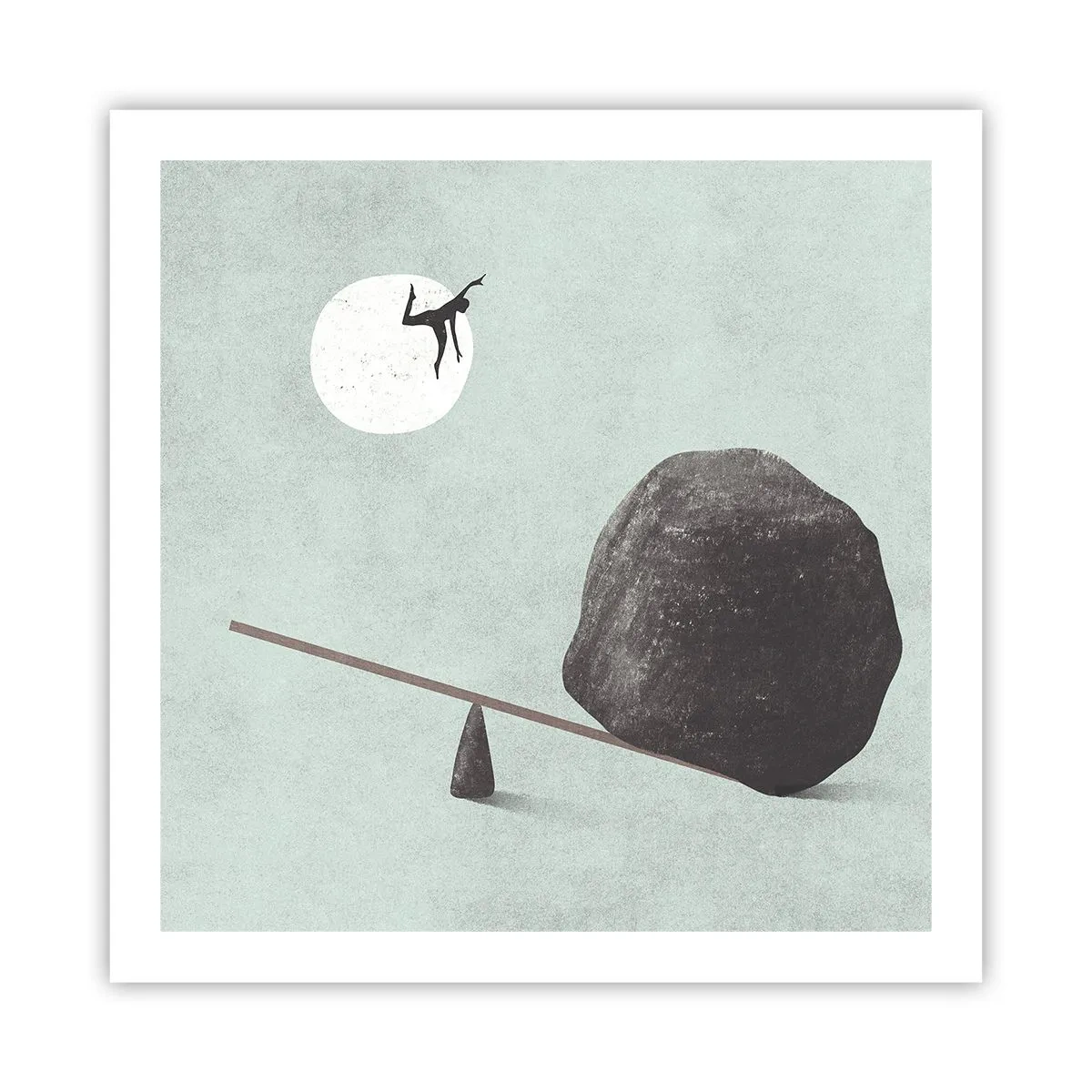 Pôster - Um sonho tornado realidade - 60x60 cm