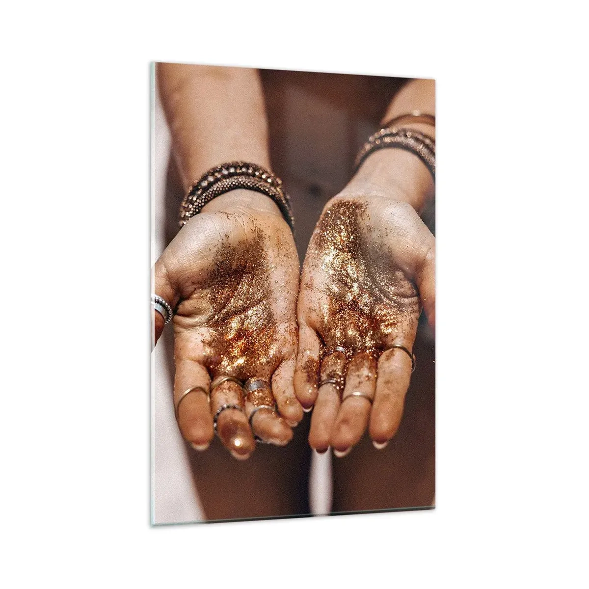 Quadro em vidro - Um presente para si - 80x120 cm