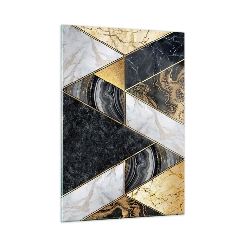 Quadro em vidro - Pedra por pedra - 50x70 cm