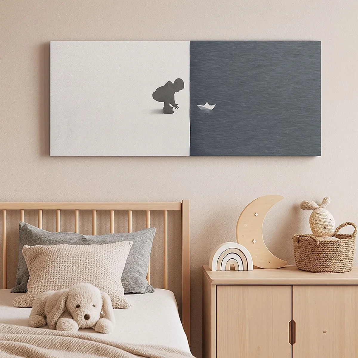 Quadro em tela - Grande expedição - 100x40 cm