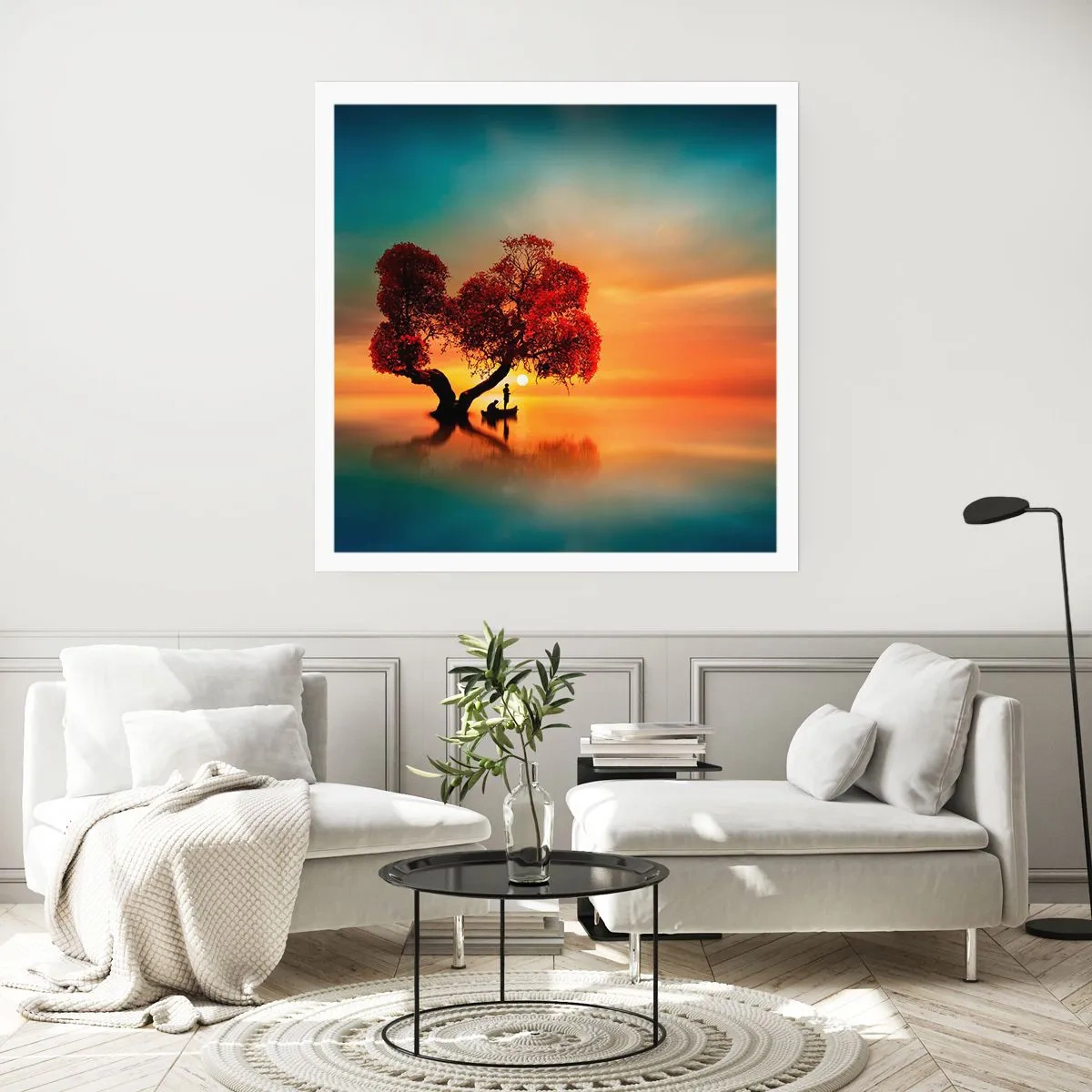 Pôster - A distância e o silêncio do mundo - 50x50 cm