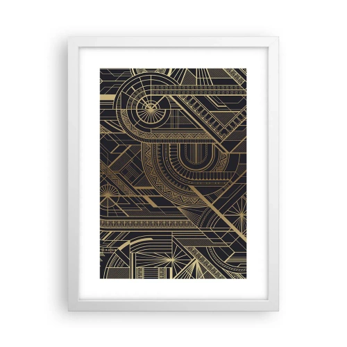 Pôster em moldura branca - Conceitos, ideias, planos - 30x40 cm