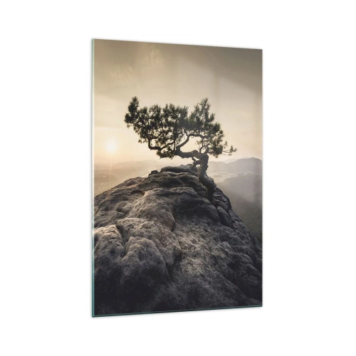 Quadro em vidro - A vida ganha sempre - 70x100 cm