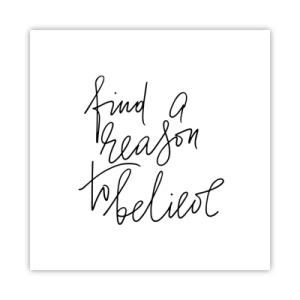 Pôster - É possível - 50x50 cm