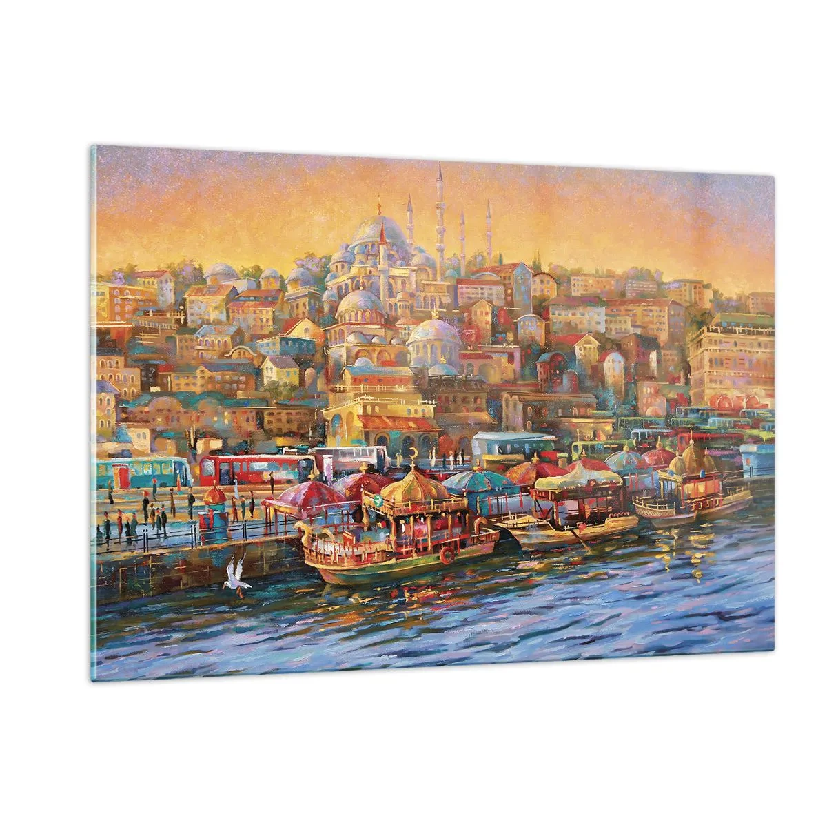 Quadro em vidro - Conto de Istambul - 120x80 cm