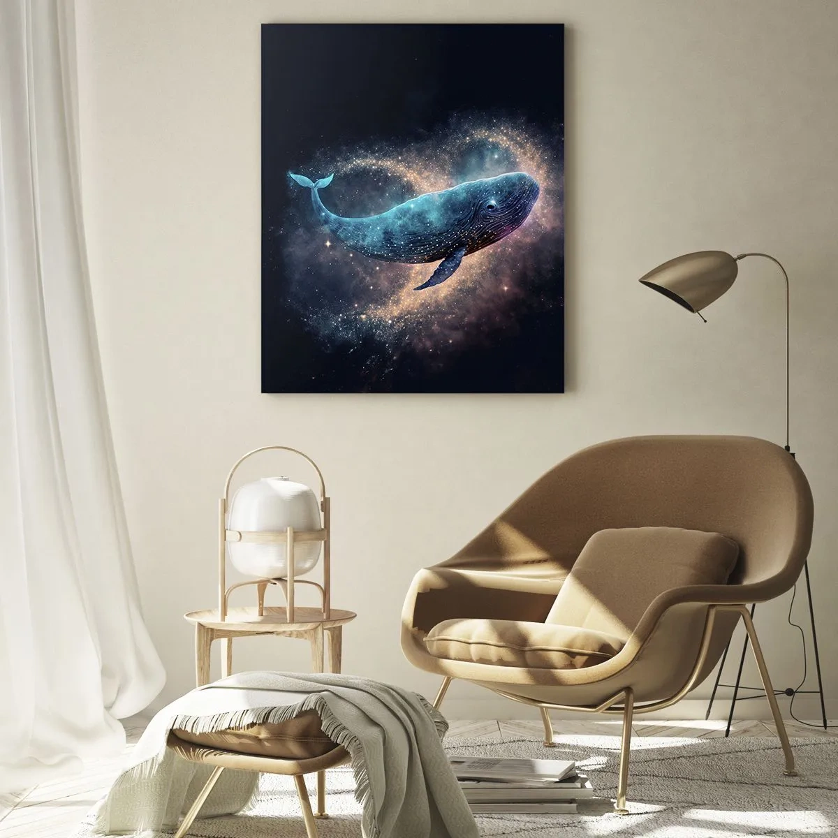 Quadro em vidro - Existe um mundo assim… - 70x100 cm