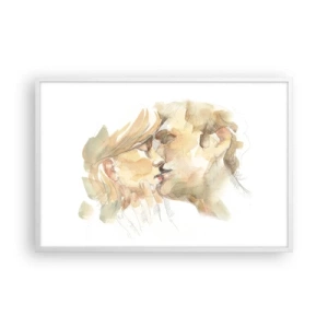 Pôster em moldura branca - A outra metade foi encontrada? - 91x61 cm