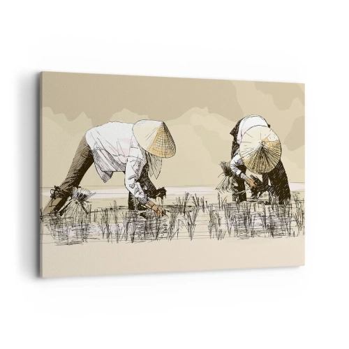 Quadro em tela - Boa colheita - 100x70 cm