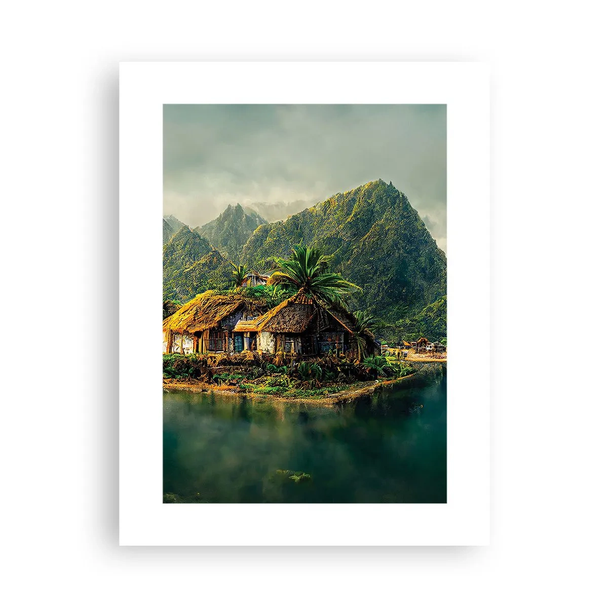 Pôster - Paraíso Tropical - 30x40 cm