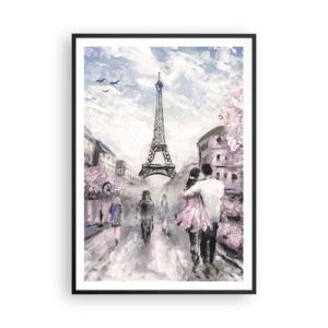 Pôster com moldura preta - Como for se apaixonar, somente em... - 70x100 cm