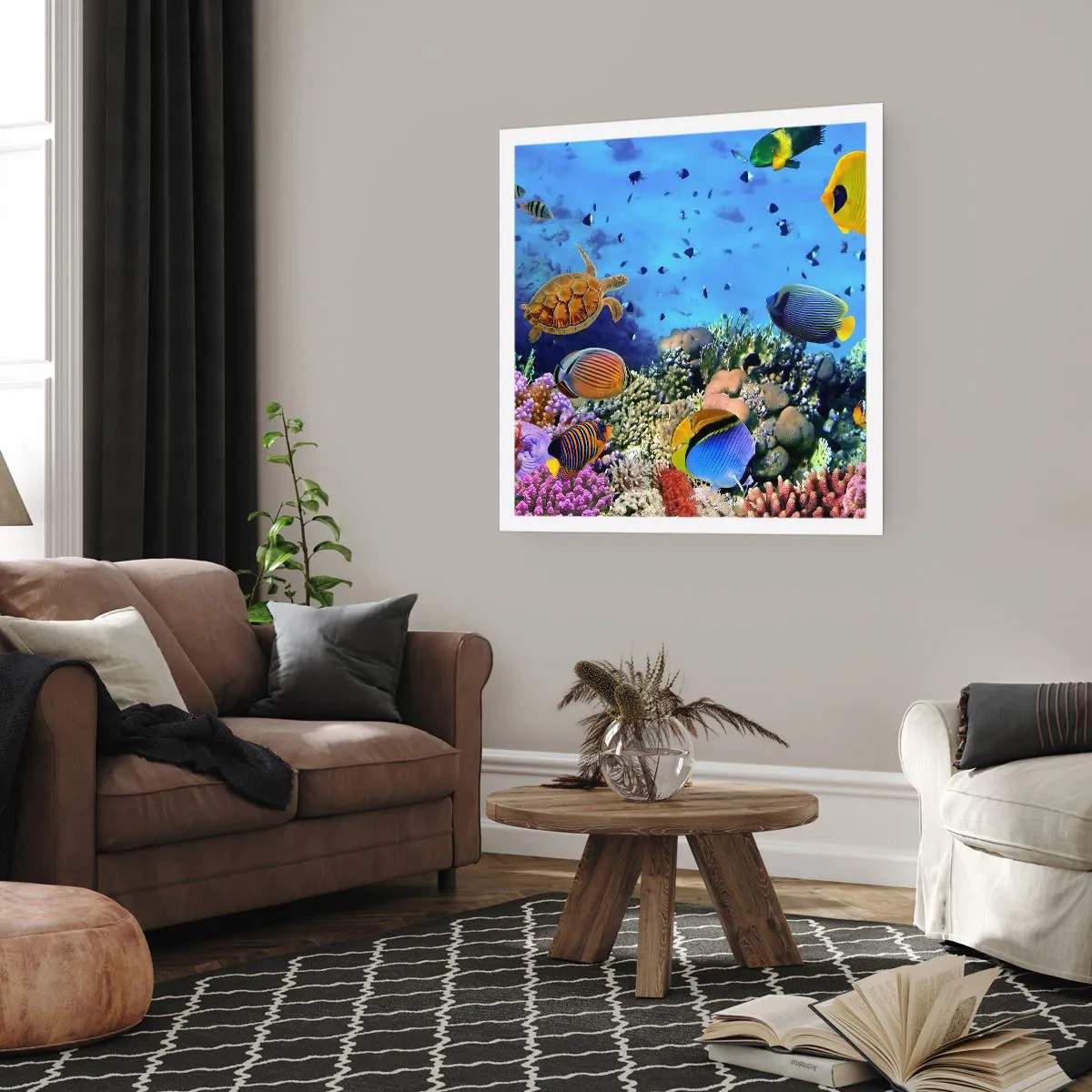 Pôster - E o que sabemos sobre a vida... - 30x30 cm