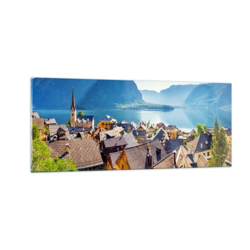 Quadro em vidro - Não poderia ser mais pitoresco - 100x40 cm