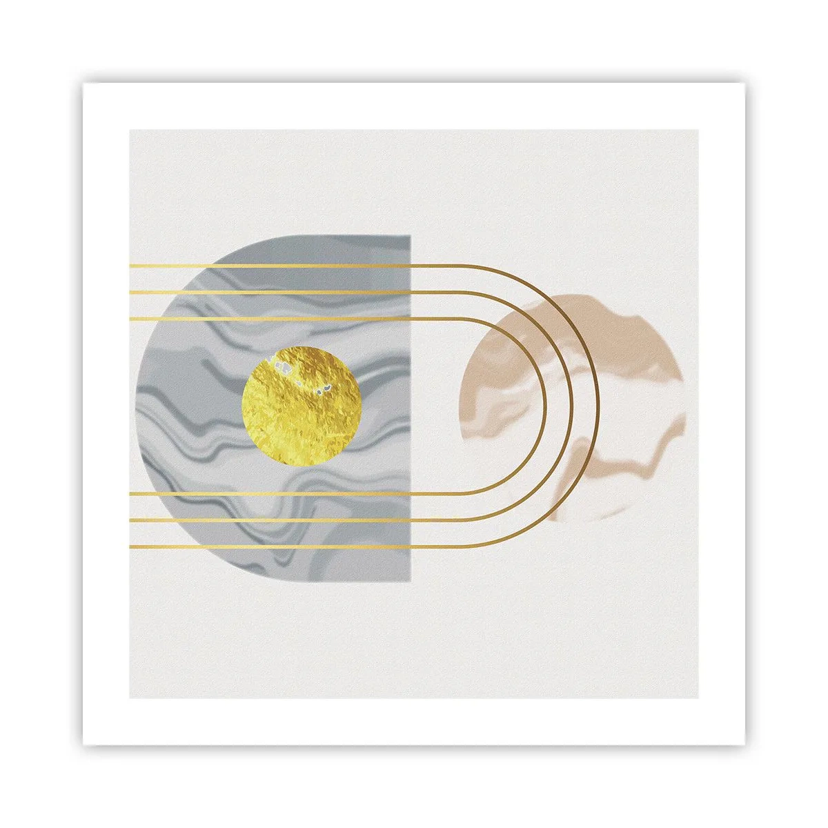 Pôster - Brilho e claridade - 50x50 cm