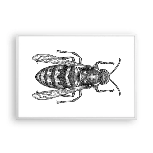 Pôster em moldura branca - De um planeta de insetos - 100x70 cm