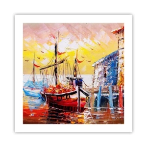 Pôster - Feliz retorno - 50x50 cm