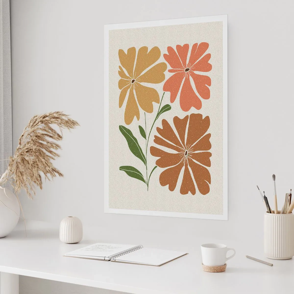 Pôster - Natureza e geometria - 70x100 cm