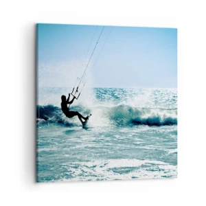 Quadro em tela - Deixe-se levar - 60x60 cm