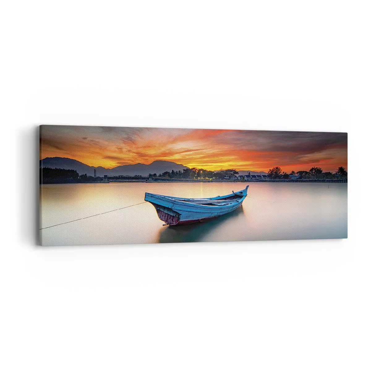 Quadro em tela - Uma boa noite se aproxima - 90x30 cm