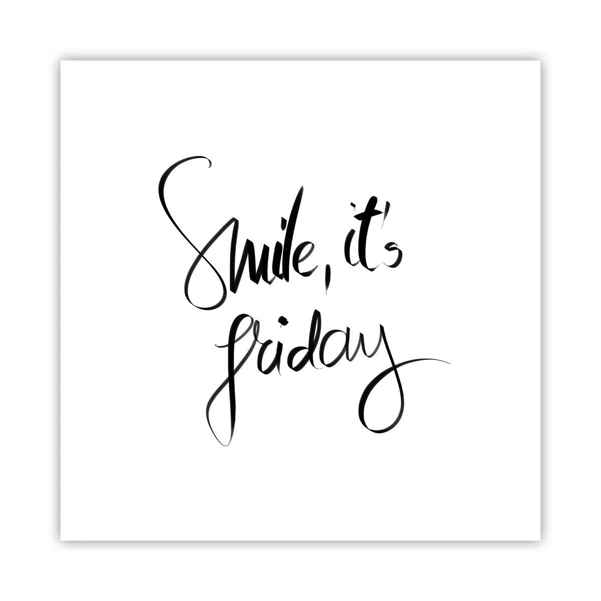 Pôster - Verdadeira alegria - 40x40 cm