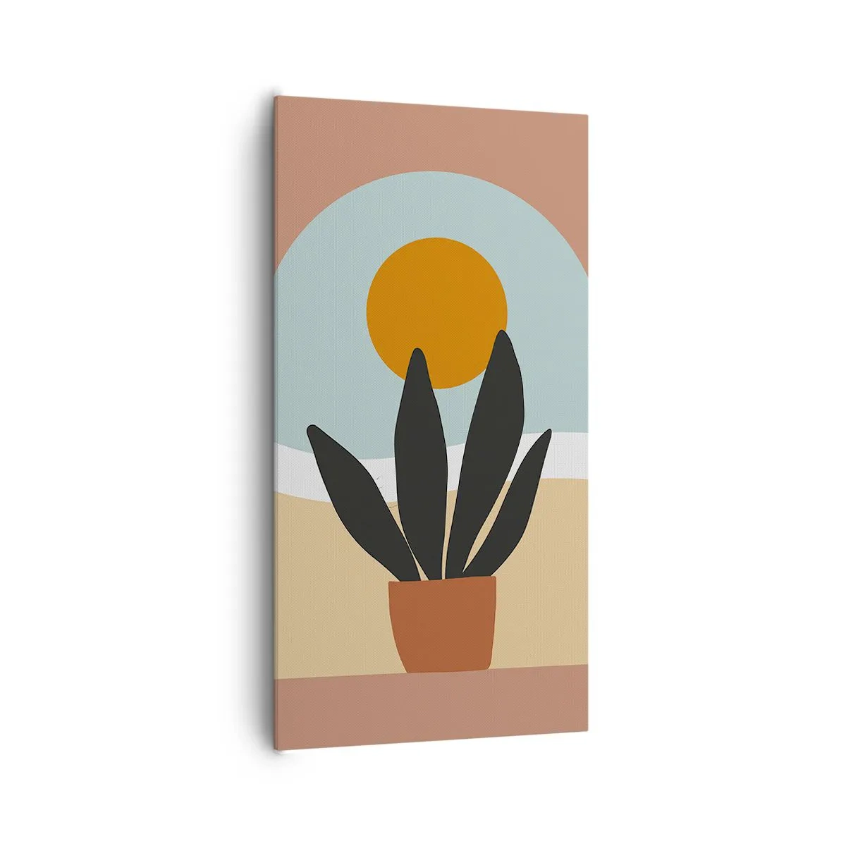 Quadro em tela - Pequenas alegrias - 65x120 cm