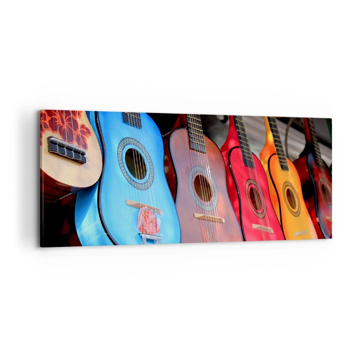 Quadro em tela - Vibrações latinas - 100x40 cm