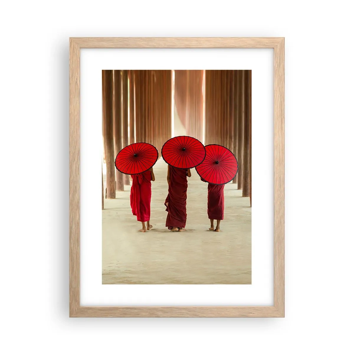 Pôster com moldura de carvalho claro - A caminho da Terra Pura - 30x40 cm