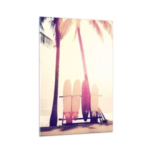 Quadro em vidro - Vai ser um grande dia - 70x100 cm