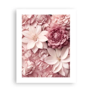 Pôster - Em pétalas rosa - 40x50 cm
