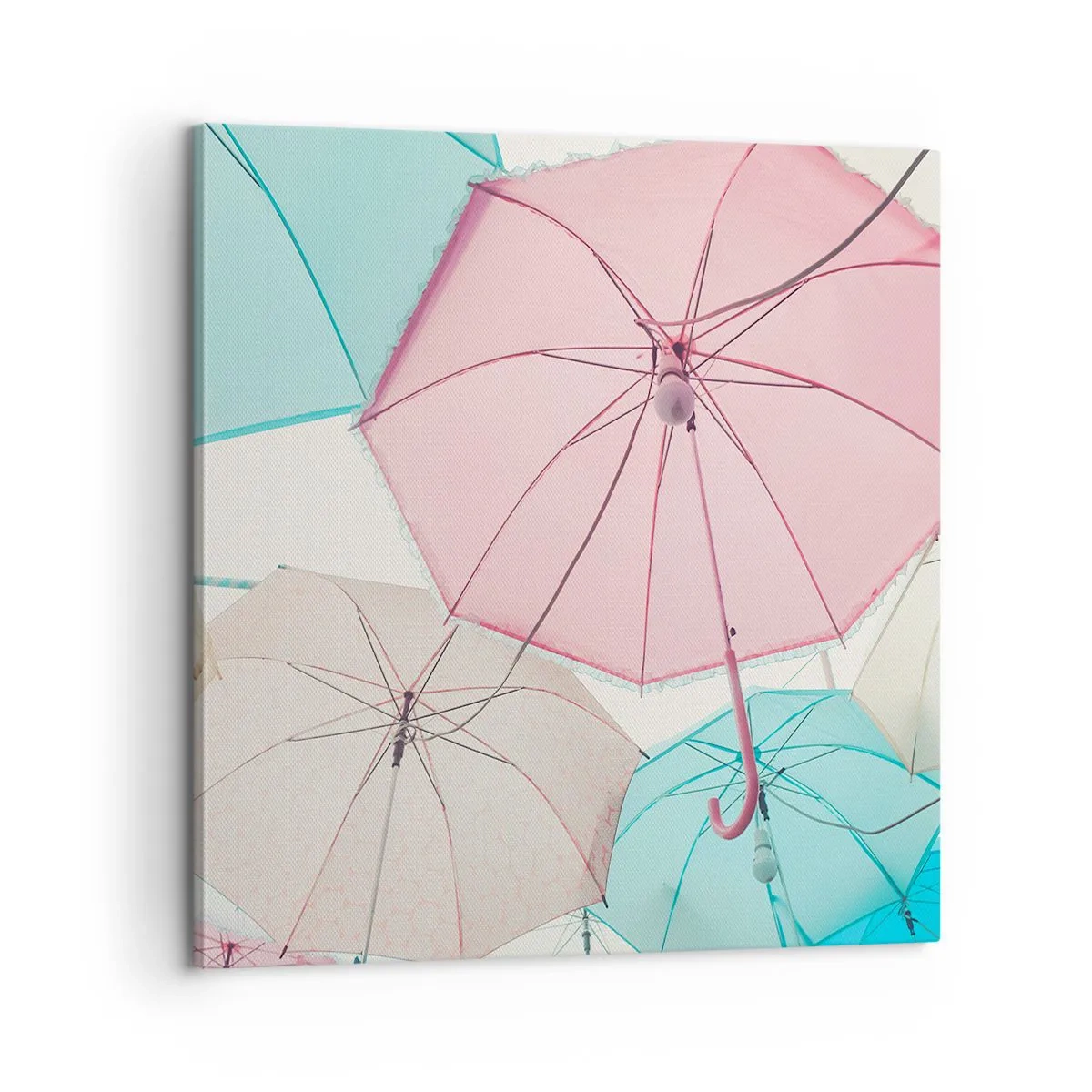 Quadro em tela - Às vezes sol, às vezes chuva - 60x60 cm