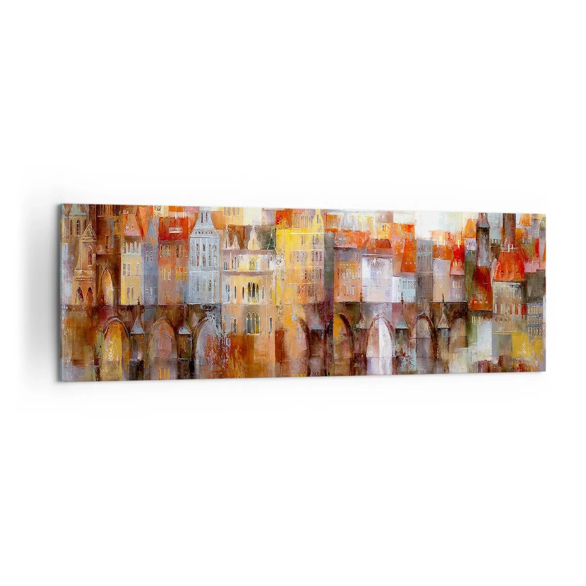 Quadro em tela - Debaixo da ponte também é bonito - 160x50 cm