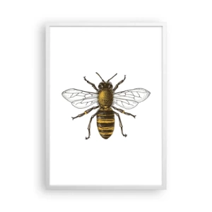 Pôster em moldura branca - Linda e boa - 50x70 cm