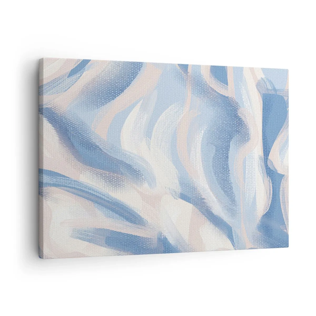 Quadro em tela - Ondas azuis - 70x50 cm