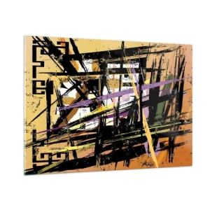 Quadro em vidro - Corte afiado - 100x70 cm