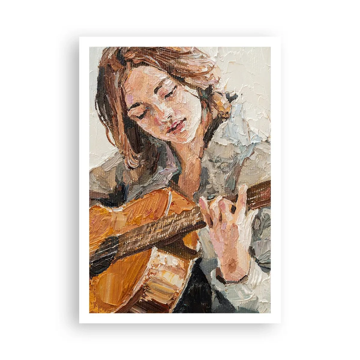 Pôster - Concerto de violão e coração de rapariga - 70x100 cm