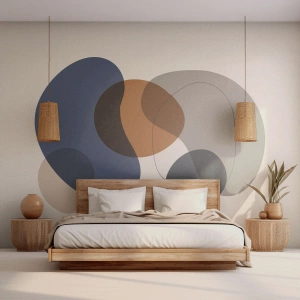 Papel de Parede Premium Sand - Gotas de cor - Abstração, Pedaço, Gráficos - 350x256 cm