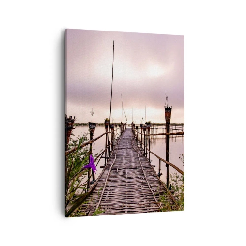 Quadro em tela - Paz e tranquilidade da Ásia - 50x70 cm