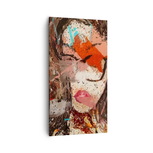 Quadro em tela - Ninguém realmente me conhece - 55x100 cm