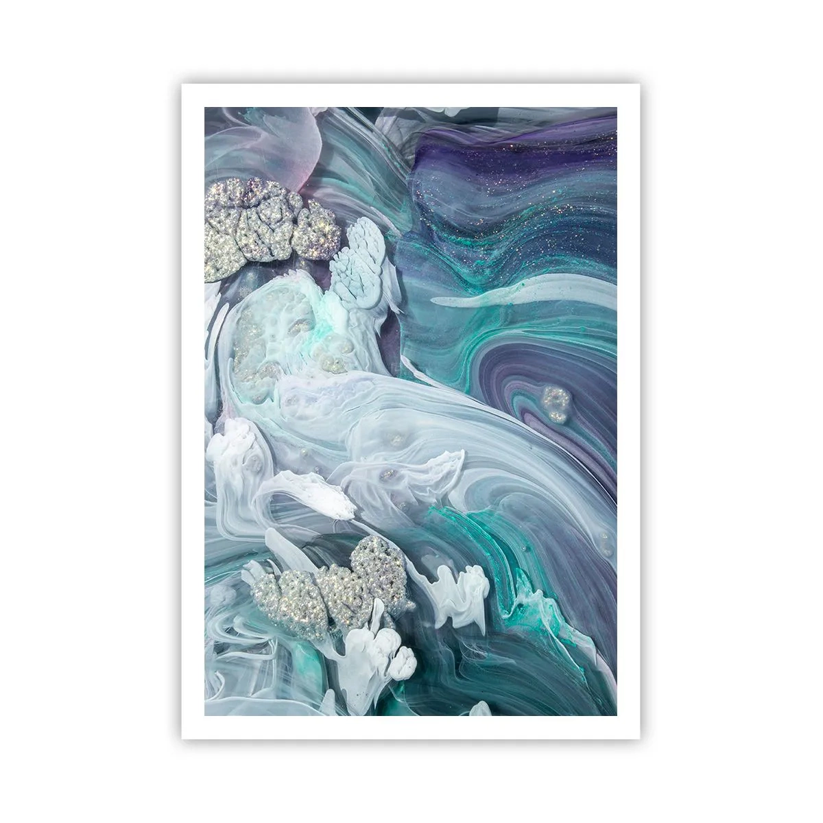 Pôster - Correntes de azul - 70x100 cm