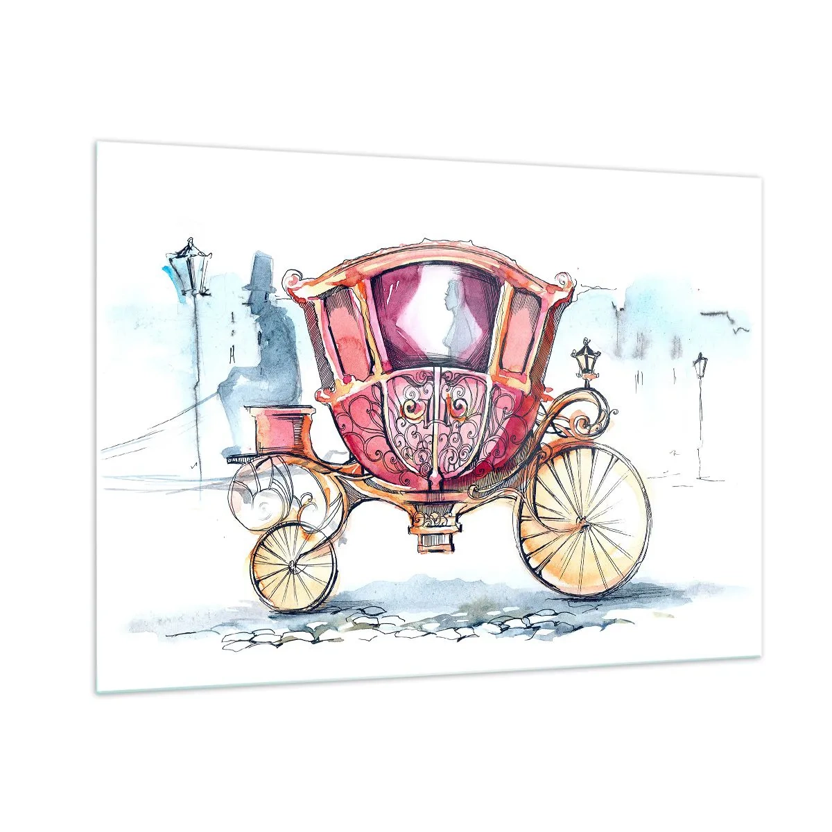 Quadro em vidro - Para um casamento ou para um baile? - 100x70 cm