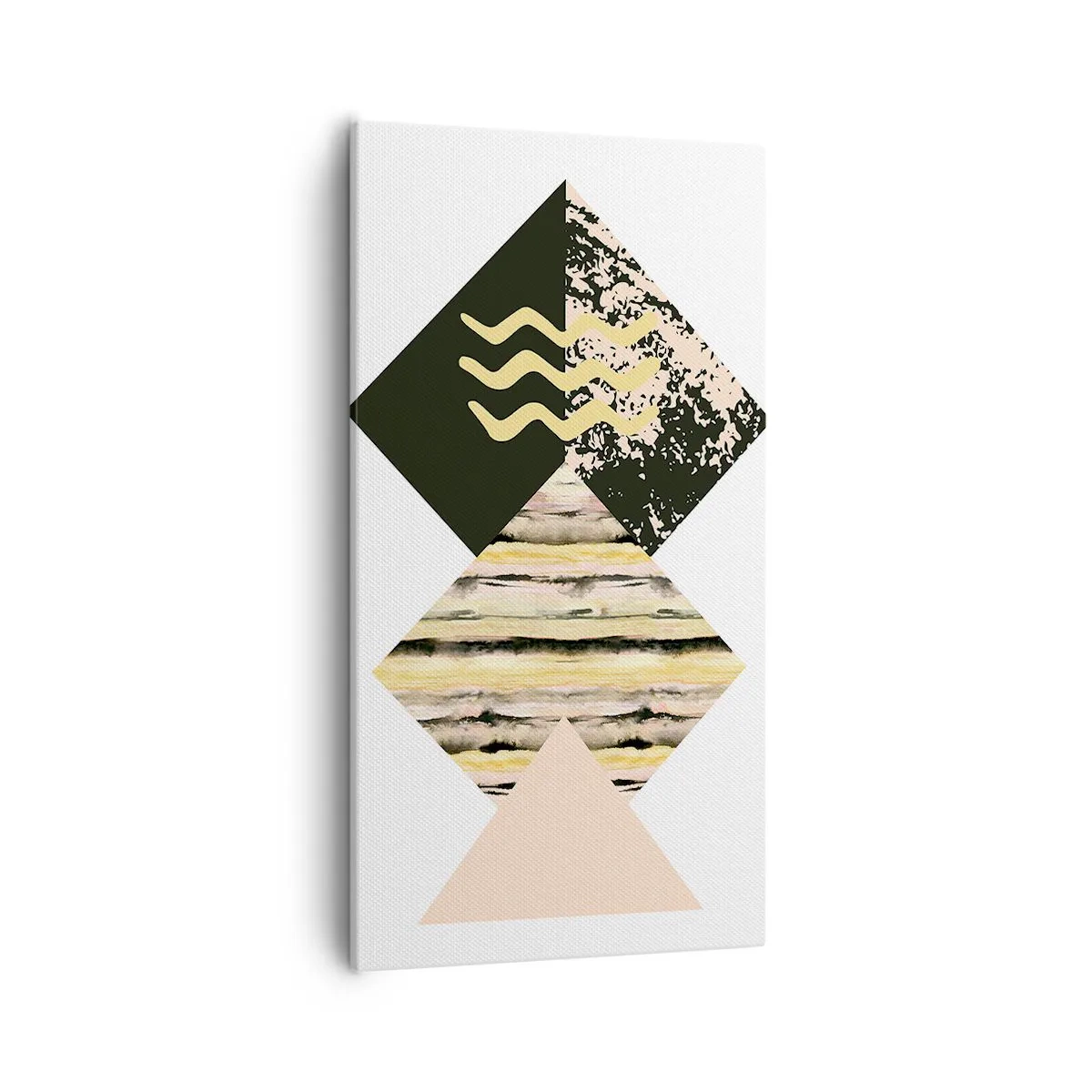 Quadro em tela - Não é tão simples assim - 55x100 cm