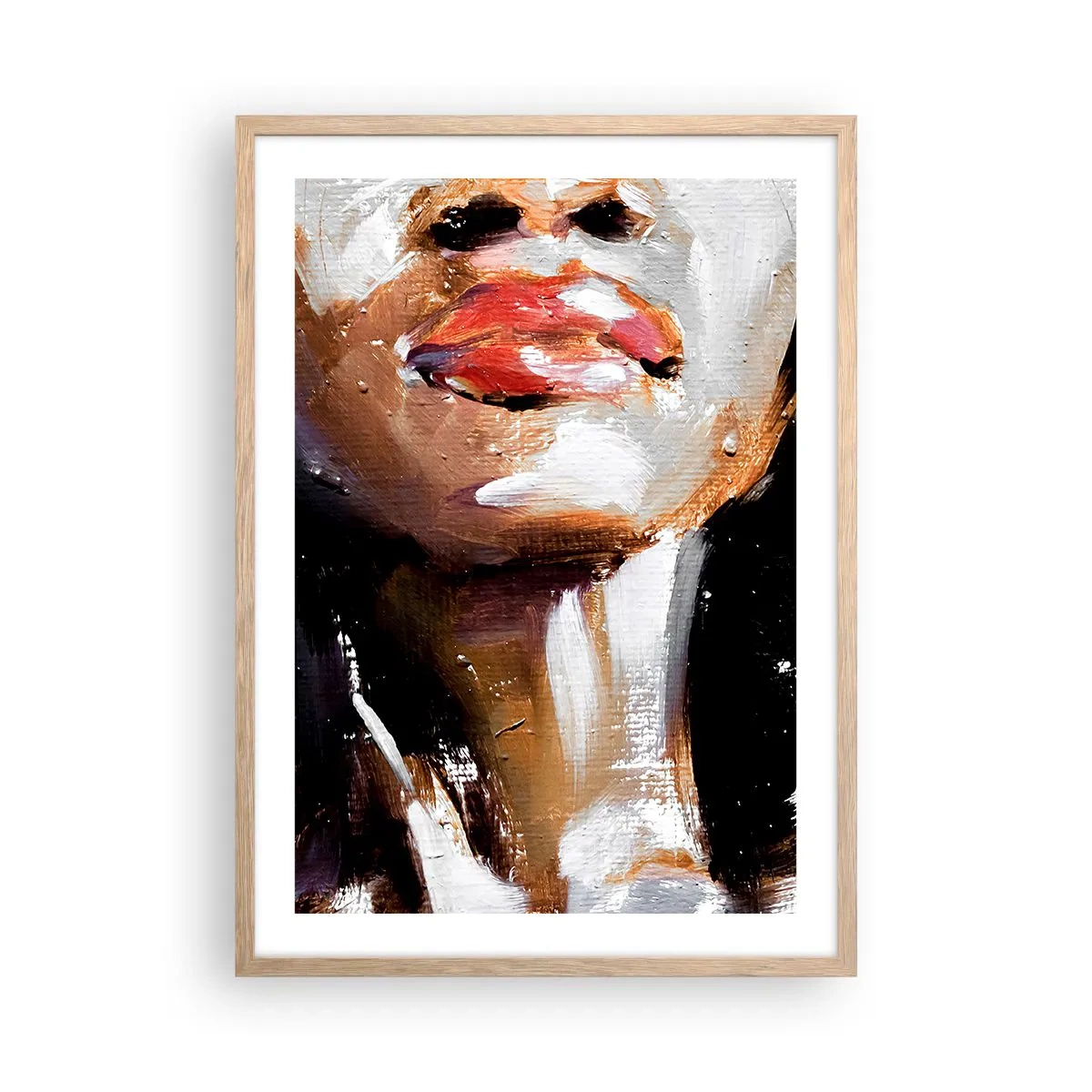 Pôster com moldura de carvalho claro - Orgulho sem preconceitos - 50x70 cm