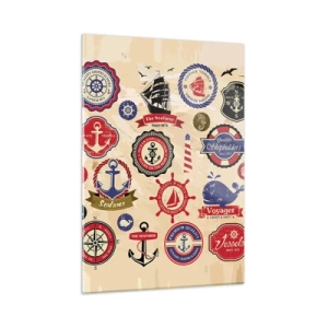 Quadro em vidro - Irmandade da vela - 50x70 cm