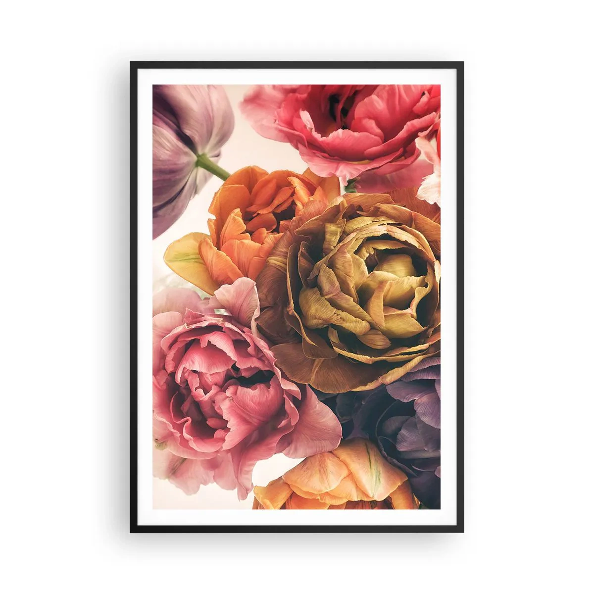 Pôster com moldura preta - Celebração da vida - 70x100 cm