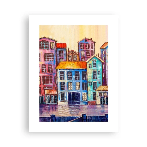 Pôster - Uma cidade como de um conto de fadas - 30x40 cm