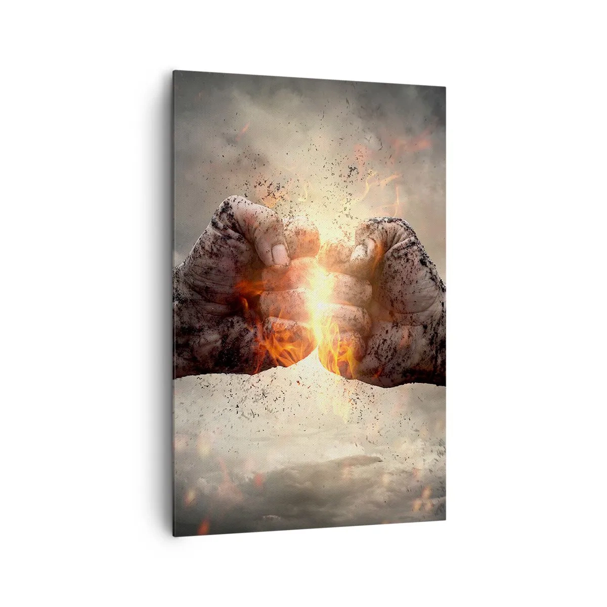 Quadro em tela - Prepare-se para a luta - 80x120 cm