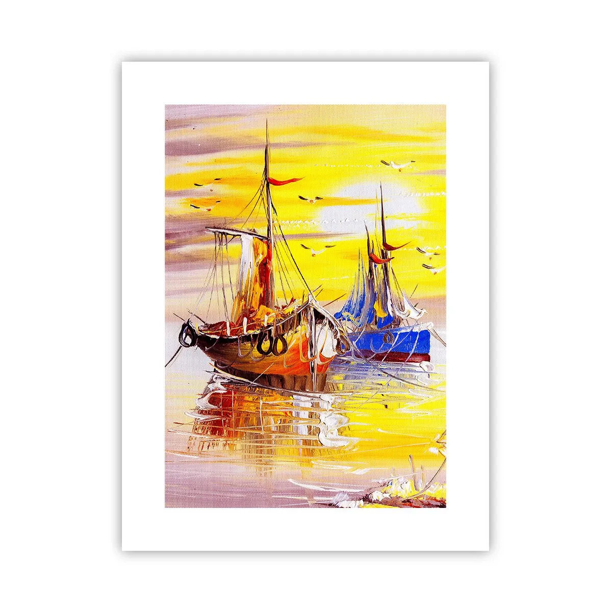 Pôster - Um merecido descanso no porto - 30x40 cm