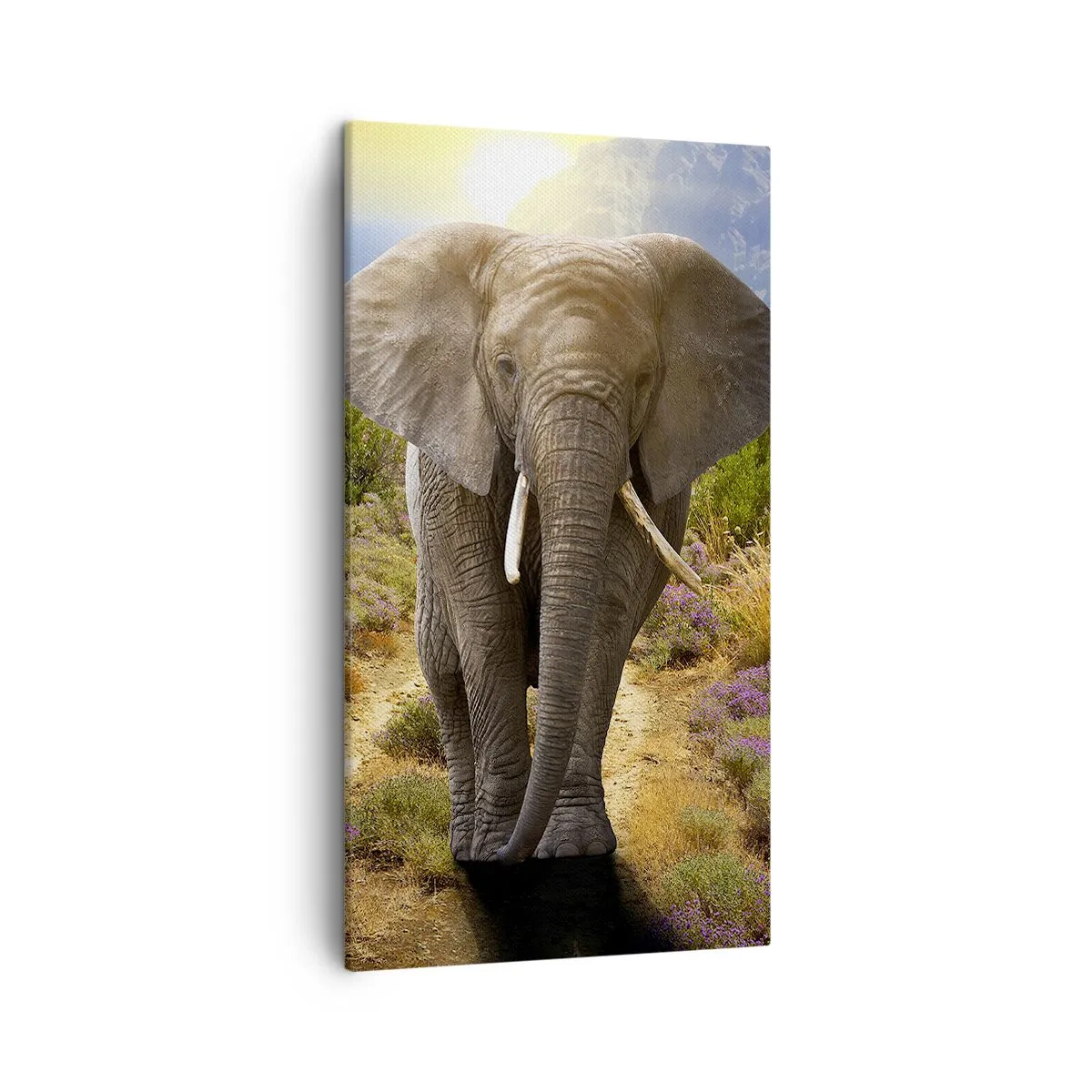 Quadro em tela - Assim era o Éden - 45x80 cm