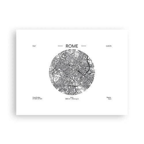 Pôster - Anatomia de Roma - 40x30 cm