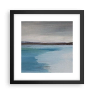 Pôster com moldura preta - Paisagem horizontal - 30x30 cm